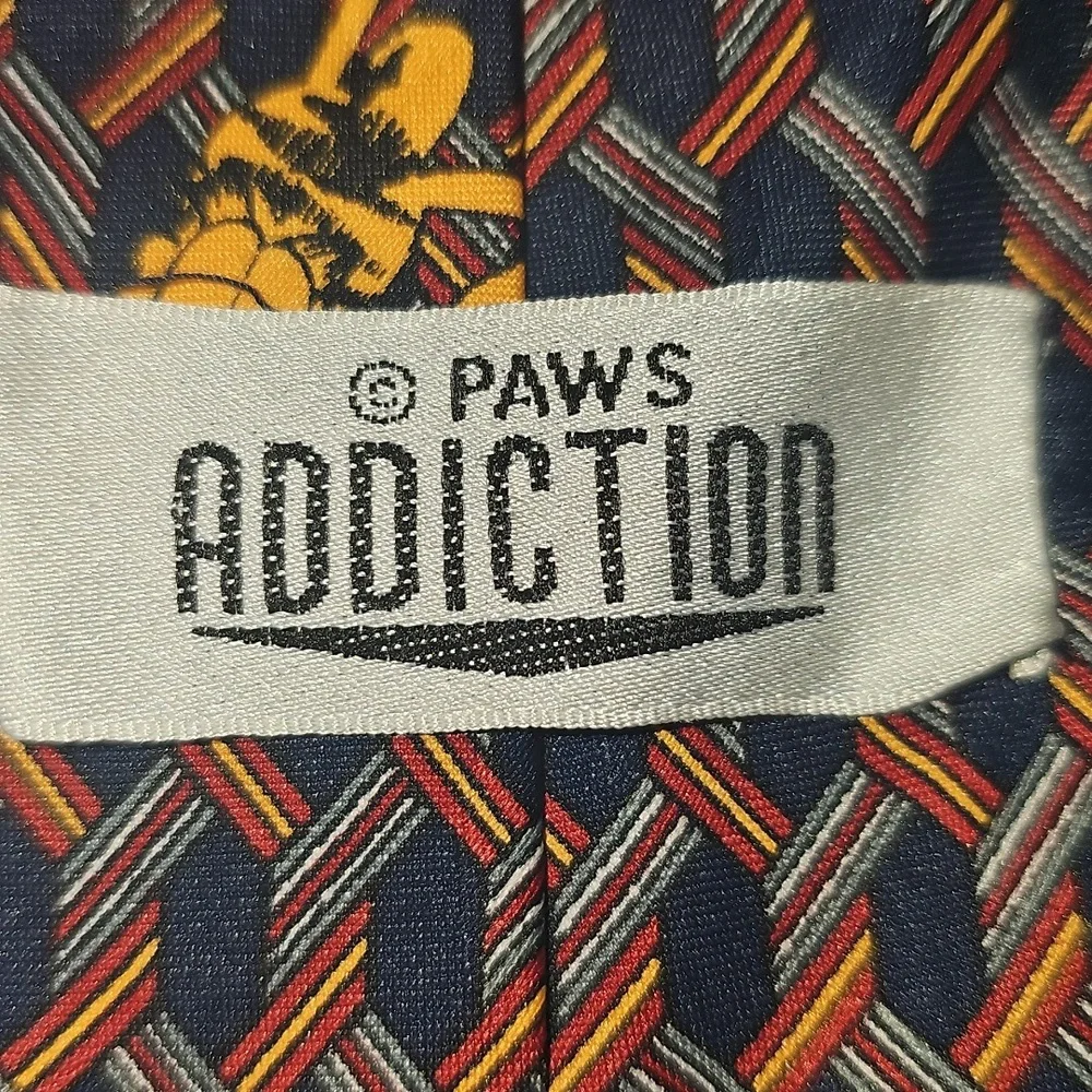 Paws Addiction Garfield, Patterned Men's Novelty Necktie Used - Picture 9 of 12